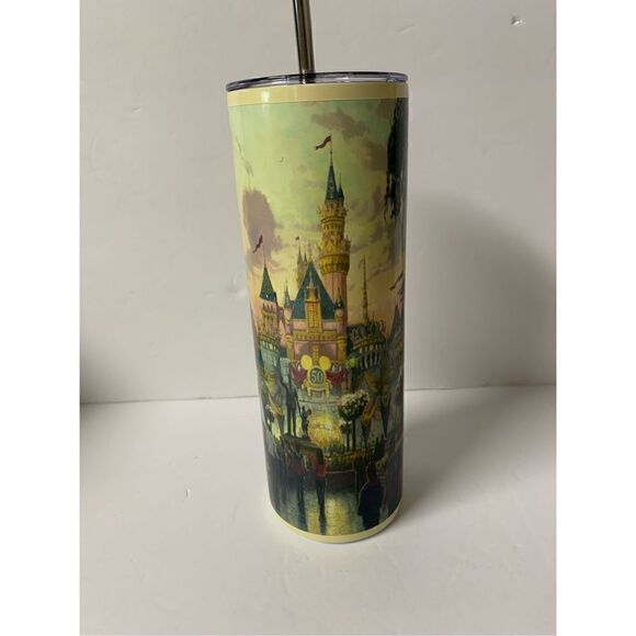 Disney World 50th Anniversary Handmade 20 oz stainless steel tumbler - Picture 1 of 8